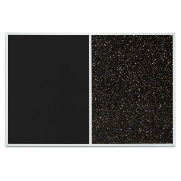 Sliding Door Indoor Enclosed Corkboard, 9